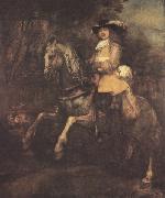 REMBRANDT Harmenszoon van Rijn portrait of Frederick Ribel on horseback (mk33) oil painting picture wholesale